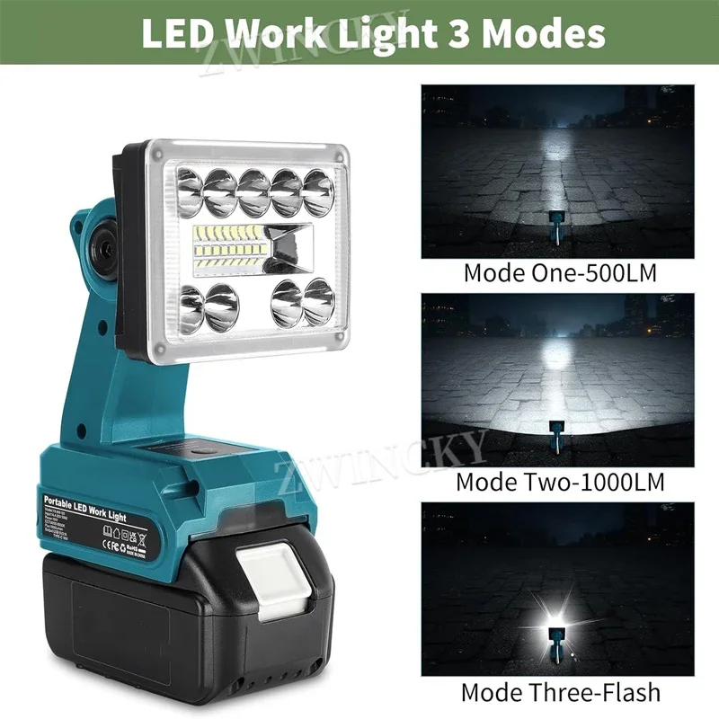 Cordless Work Light LED Flashl - Black+Decker Tool Cordless recension och pris