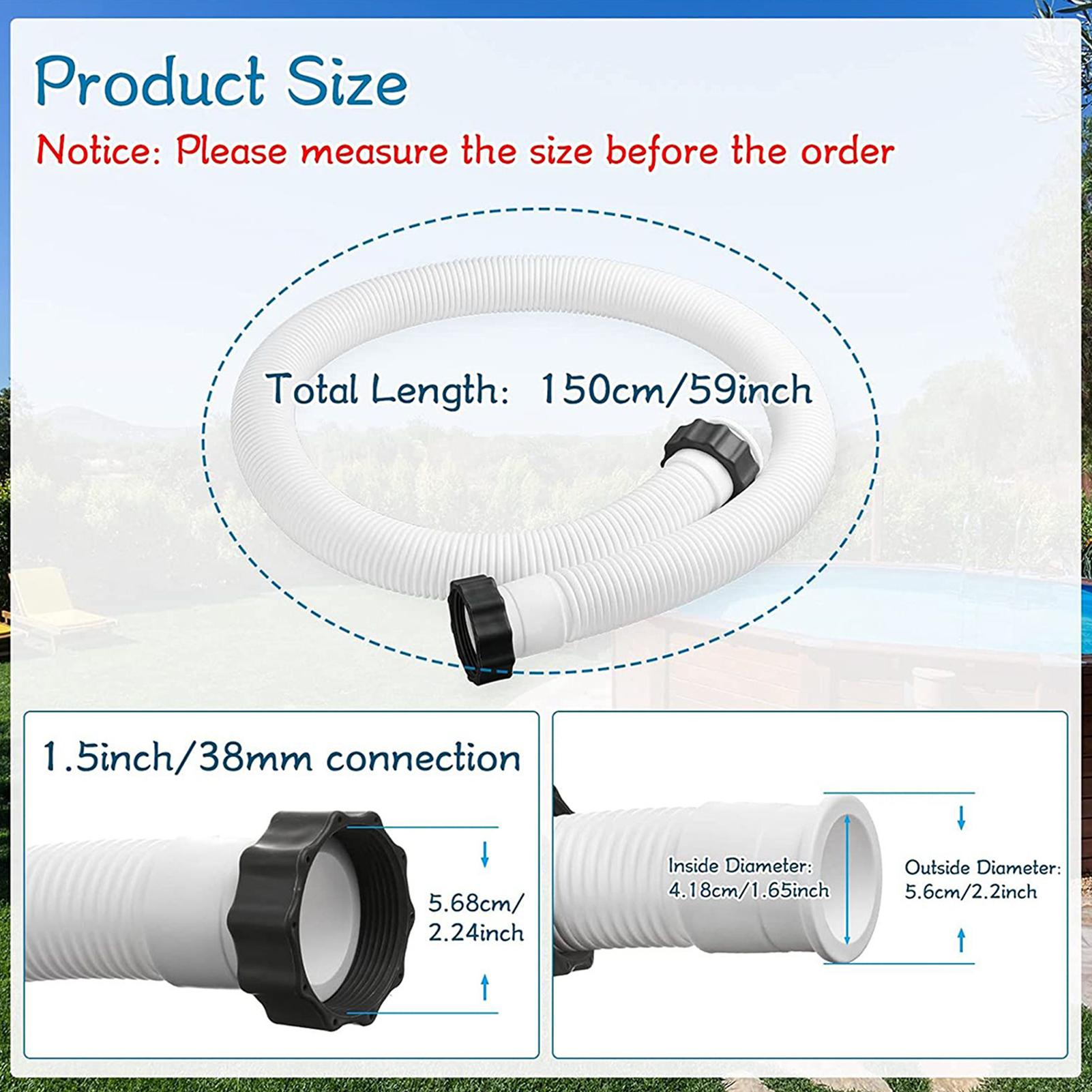 Pool Pump Hose Pool Filter Hos - Flexible Hose Braided recension och pris