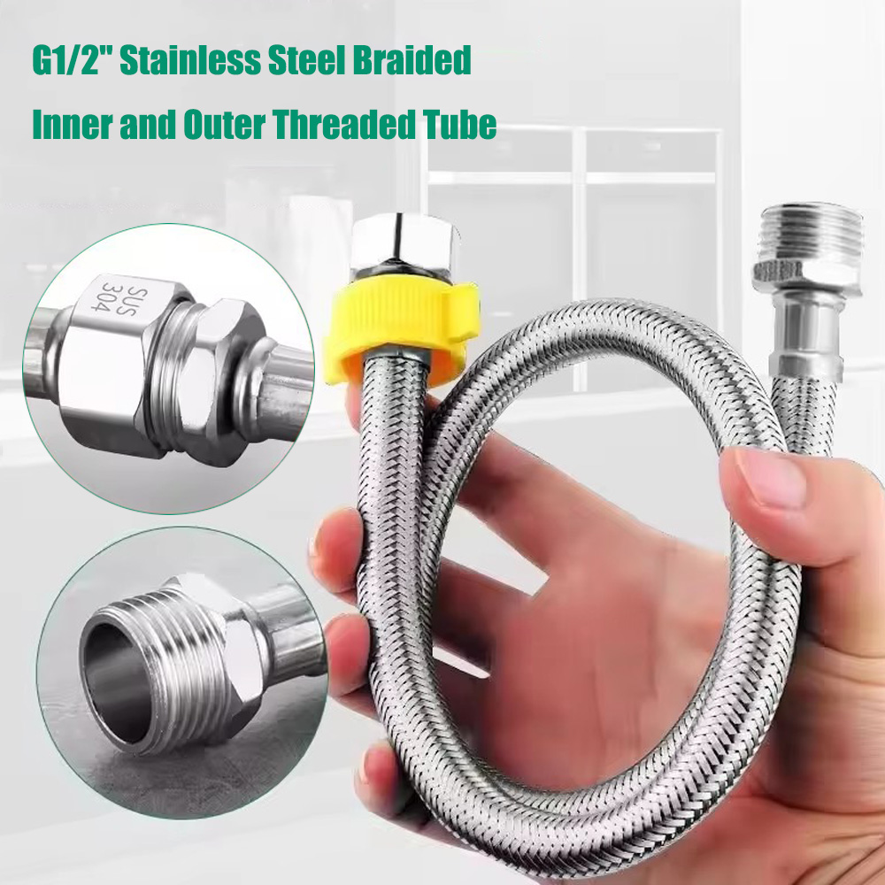 1pc 20/40/60/80/100/150/200CM  - Flexible Hose Braided recension och pris