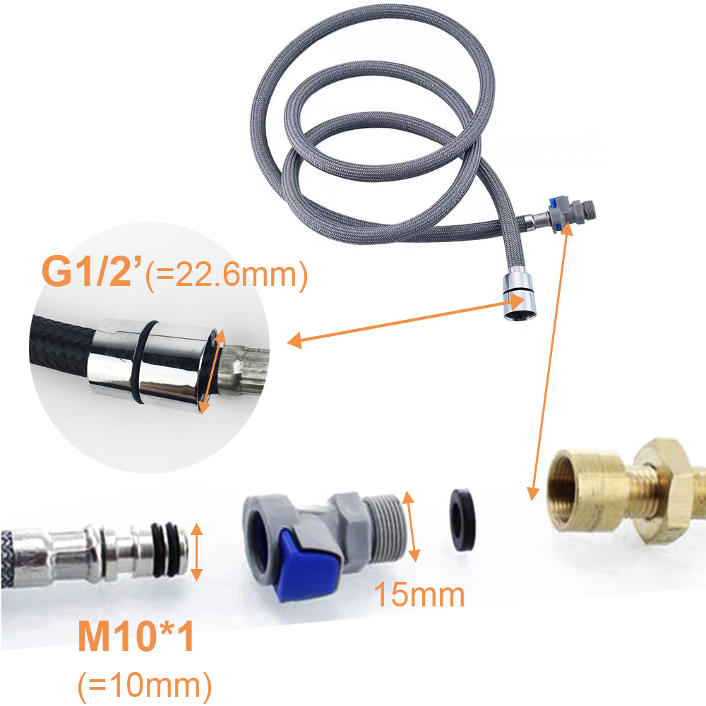 Kitchen Faucet Hose Replacemen - Flexible Hose Braided recension och pris